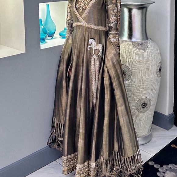 Pakistani/Indian Designer Nida Azwar stunning dress. S/M - Picture 5 of 16